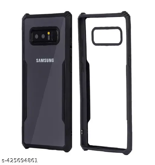 1858 SAM NOTE 8 BLACK BACKCOVER/ BACKGLASS
